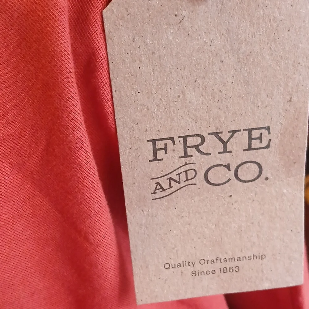 FRYE AND CO. Rust Short Sleeve Tee - Picture 3 of 3